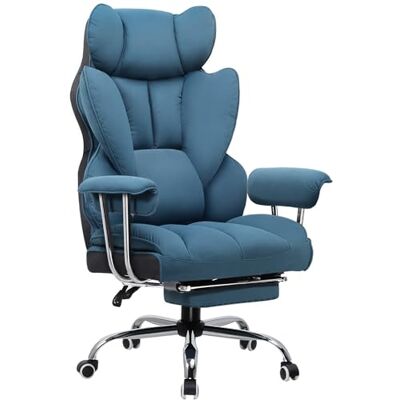 GTPLAYER Chaise de jeu, ergonomique, série Comhoma, avec repose-pieds, lombaires et oreillers réglables, rembourrée, charge maximale de 150 kg GTPLAYER Chaise de jeu, ergonomique, série Comhoma, avec repose-pieds, lombaires et oreillers réglables, rembourrée, charge maximale de 150 kg