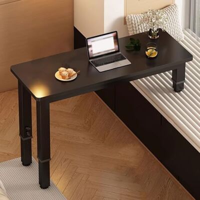 RTTZBOZ Bureau Réglable en Hauteur, Petit Bureau Assis Debout, Table D'ordinateur, Table Ergonomique, Coins Arrondis Anti Rayures(Black,100x40x22cm/39x16x9in) RTTZBOZ Bureau Réglable en Hauteur, Petit Bureau Assis Debout, Table D'ordinateur, Table Ergonomique, Coins Arrondis Anti Rayures(Black,100x40x22cm/39x16x9in)