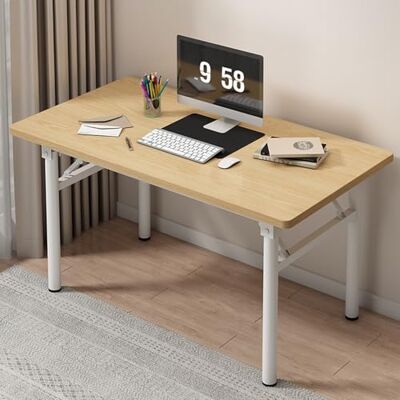 WNGJZZYC Folding Table Tendance, Bureau Professionnel peu Encombrante, Table Pliante Exterieur, Mobilier de Bureau pour Chambre, Salon, Bureau(Beige,100x40x75cm/40x16x35in) WNGJZZYC Folding Table Tendance, Bureau Professionnel peu Encombrante, Table Pliante Exterieur, Mobilier de Bureau pour Chambre, Salon, Bureau(Beige,100x40x75cm/40x16x35in)