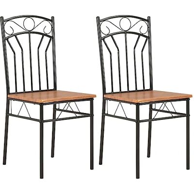 vidaXL 2x Chaises de Salle à Manger Chaises à Dîner Chaises de Repas Meuble de Cuisine Chaises de Cuisine Chaises à Manger Intérieur Maison Marron MDF vidaXL 2x Chaises de Salle à Manger Chaises à Dîner Chaises de Repas Meuble de Cuisine Chaises de Cuisine Chaises à Manger Intérieur Maison Marron MDF