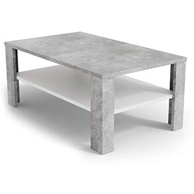 Vicco Table basse, Béton, 100x60cm Vicco Table basse, Béton, 100x60cm