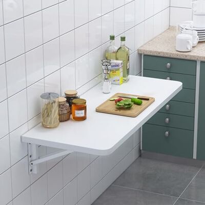 USMGWPBN Table pliante murale pour cuisine, petit déjeuner, table de bar, table à manger, établi pliable, bureau d'ordinateur, bureau à domicile, chambre à coucher, buanderie (taille : 40 x 25 cm) USMGWPBN Table pliante murale pour cuisine, petit déjeuner, table de bar, table à manger, établi pliable, bureau d'ordinateur, bureau à domicile, chambre à coucher, buanderie (taille : 40 x 25 cm)