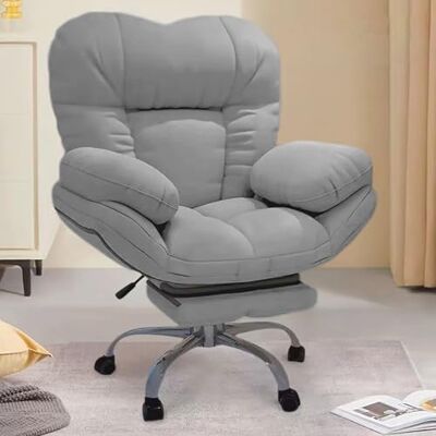MARIYCH Chaises de bureau à domicile pour adultes Fauteuil inclinable et pivotant avec repose-pieds Hauteur et dossier réglables MARIYCH Chaises de bureau à domicile pour adultes Fauteuil inclinable et pivotant avec repose-pieds Hauteur et dossier réglables