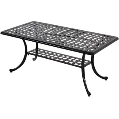 Lesli Living Table de Salon en Aluminium Moulé - Lounge Table Lesli Living Table de Salon en Aluminium Moulé - Lounge Table