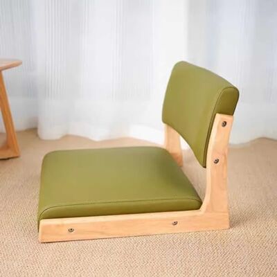 HHTTXXYY Chaise de sol portable, chaise de sol japonaise sans pieds, chaise paresseuse portable en bois avec support dorsal, chaise de jeu rembourrée pour baie vitrée, salon, lecture HHTTXXYY Chaise de sol portable, chaise de sol japonaise sans pieds, chaise paresseuse portable en bois avec support dorsal, chaise de jeu rembourrée pour baie vitrée, salon, lecture