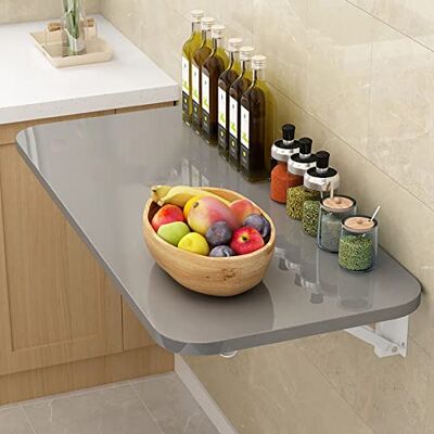ZHANGXAO Bureau pour ordinateur portable, table pliante murale, table flottante, table pliante à linge, table de salle à manger pliable, établi de travail pliable à suspendre, table de cuisine, bureau ZHANGXAO Bureau pour ordinateur portable, table pliante murale, table flottante, table pliante à linge, table de salle à manger pliable, établi de travail pliable à suspendre, table de cuisine, bureau