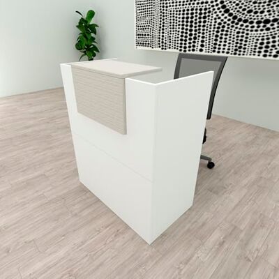 Henor Comptoir Oja. 90 x 50 x 107 cm. Bois avec Table intérieure. Idéal pour l’Accueil de Bureau. l’Attention. la Boutique. Le Commerce. Blanc Mat et Chêne Stel Henor Comptoir Oja. 90 x 50 x 107 cm. Bois avec Table intérieure. Idéal pour l’Accueil de Bureau. l’Attention. la Boutique. Le Commerce. Blanc Mat et Chêne Stel