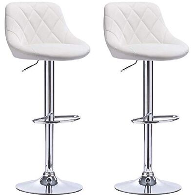 LANTUS 2 Design Tabouret de Bar Lot de 2 avec siège Bien rembourré en Similicuir,Hauteur réglable,Tabouret de Bar Lot de 2 réglable et Rotatif,Tabouret de comptoir Chaise de Bar LANTUS 2 Design Tabouret de Bar Lot de 2 avec siège Bien rembourré en Similicuir,Hauteur réglable,Tabouret de Bar Lot de 2 réglable et Rotatif,Tabouret de comptoir Chaise de Bar