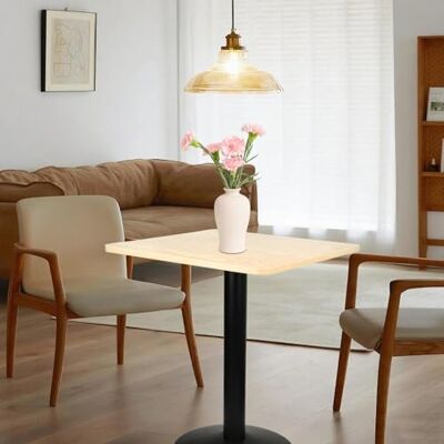 LANTUS Table de pub en métal Table de Bar Haute,Petite, Mange-Debout pour 4 Personnes- Dîner Repas Restaurant Maison Intérieur Salle à Manger 60 * 60 * 75cm (Couleur Bois) LANTUS Table de pub en métal Table de Bar Haute,Petite, Mange-Debout pour 4 Personnes- Dîner Repas Restaurant Maison Intérieur Salle à Manger 60 * 60 * 75cm (Couleur Bois)
