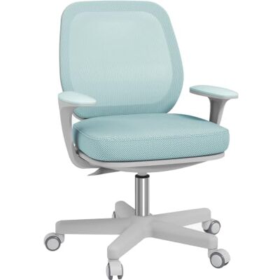 Vinsetto Fauteuil de Bureau, Hauteur Réglable, Dossier Moyen, Vert Chaise de Bureau Ergonomique en Maille, Pivotante 360°, pour Chambre, Télétravail, Charge 120 Kg Vinsetto Fauteuil de Bureau, Hauteur Réglable, Dossier Moyen, Vert Chaise de Bureau Ergonomique en Maille, Pivotante 360°, pour Chambre, Télétravail, Charge 120 Kg