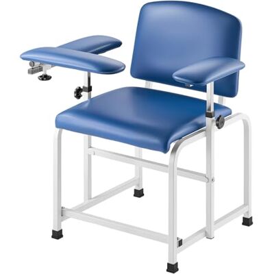 VEVOR Chaise de phlébotomie avec accoudoirs réglables et bras rabattable, charge de 181 kg, siège souple et cuir PVC facile à nettoyer pour hôpitaux, laboratoires et cliniques, 760 x 730 x 945 mm VEVOR Chaise de phlébotomie avec accoudoirs réglables et bras rabattable, charge de 181 kg, siège souple et cuir PVC facile à nettoyer pour hôpitaux, laboratoires et cliniques, 760 x 730 x 945 mm
