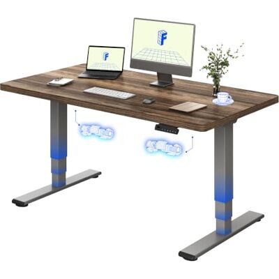FLEXISPOT Bureau Assis Debout Électrique avec Double Moteur, Plateau Monobloc 25mm, Pieds à 3 Niveaux, 100 kg de Charge, 4 Mémoires, Détection d’Obstacle, 140 * 80 Brun FLEXISPOT Bureau Assis Debout Électrique avec Double Moteur, Plateau Monobloc 25mm, Pieds à 3 Niveaux, 100 kg de Charge, 4 Mémoires, Détection d’Obstacle, 140 * 80 Brun
