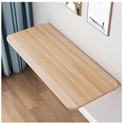 GHHVFEC Table pliante murale – Bureau à feuilles rabattables pour salle à manger, buanderie ou bureau à domicile – Design compact pour ordinateur portable et solutions d'établi polyvalentes GHHVFEC Table pliante murale – Bureau à feuilles rabattables pour salle à manger, buanderie ou bureau à domicile – Design compact pour ordinateur portable et solutions d'établi polyvalentes