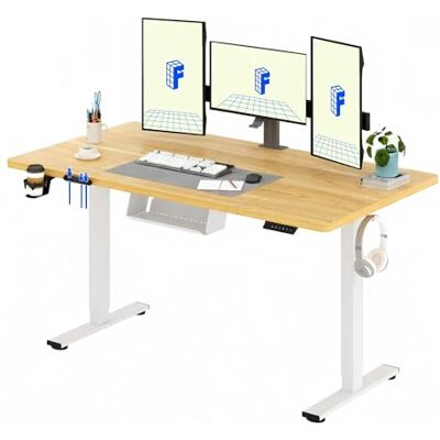 FLEXISPOT Bureau Assis Debout 200x80x(73-122), Table Réglable en Hauteur Électrique, Panneau de Contrôle à Fonctions Mémoires, Bureau à Télétravail(Cadre Noir+Plateau Noir) FLEXISPOT Bureau Assis Debout 200x80x(73-122), Table Réglable en Hauteur Électrique, Panneau de Contrôle à Fonctions Mémoires, Bureau à Télétravail(Cadre Noir+Plateau Noir)