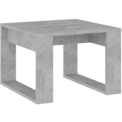 vidaXL Table d'Appoint, Table Basse avec Rangement, Bout de Canapé, Meuble de Salle de Séjour Salon, Moderne, Gris Béton Bois d'Ingénierie vidaXL Table d'Appoint, Table Basse avec Rangement, Bout de Canapé, Meuble de Salle de Séjour Salon, Moderne, Gris Béton Bois d'Ingénierie