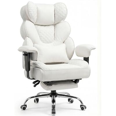 COMHOMA Fauteuil Gamer & de Bureau Ergonomique Vert, 180 kg, Support Lombaire & Repose-Pieds Réglables, Dossier Inclinable à 150°, Design Hybride Simili-Cuir & Mesh, Grand Fauteuil de Direction Stable COMHOMA Fauteuil Gamer & de Bureau Ergonomique Vert, 180 kg, Support Lombaire & Repose-Pieds Réglables, Dossier Inclinable à 150°, Design Hybride Simili-Cuir & Mesh, Grand Fauteuil de Direction Stable