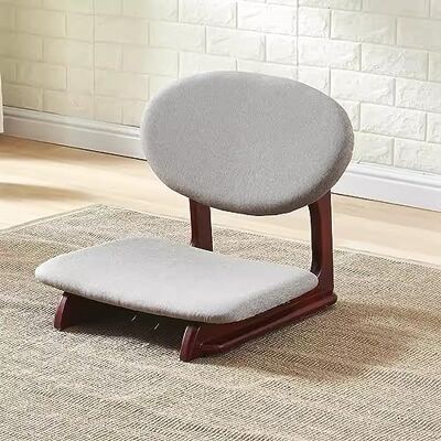 HHTTXXYY Chaise de sol portable, chaise de sol portable de style japonais en bois massif tatami chaise basse avec dossier Chaise de sol sans pieds avec coussin confortable HHTTXXYY Chaise de sol portable, chaise de sol portable de style japonais en bois massif tatami chaise basse avec dossier Chaise de sol sans pieds avec coussin confortable