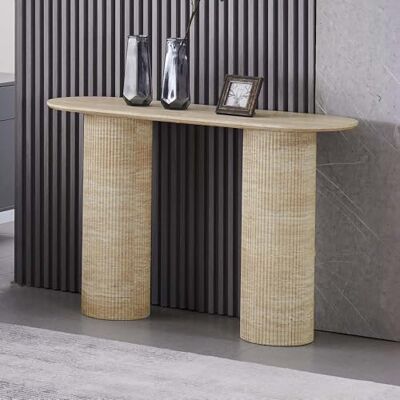 Milton Table Console 120 cm Geneva Look Travertin Milton Table Console 120 cm Geneva Look Travertin