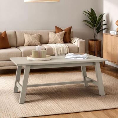IDIMEX Table Basse LUZERNA rectangulaire pour Salon en Bois Massif Gris, 110 x 45 cm, Design Moderne Minimaliste, Pieds en Bois IDIMEX Table Basse LUZERNA rectangulaire pour Salon en Bois Massif Gris, 110 x 45 cm, Design Moderne Minimaliste, Pieds en Bois