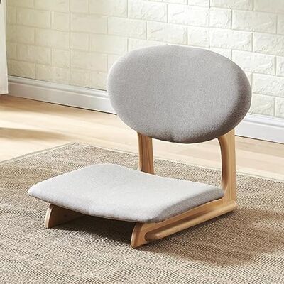 HHTTXXYY Chaise de sol portable, chaise de sol portable de style japonais en bois massif tatami chaise basse avec dossier Chaise de sol sans pieds avec coussin confortable HHTTXXYY Chaise de sol portable, chaise de sol portable de style japonais en bois massif tatami chaise basse avec dossier Chaise de sol sans pieds avec coussin confortable