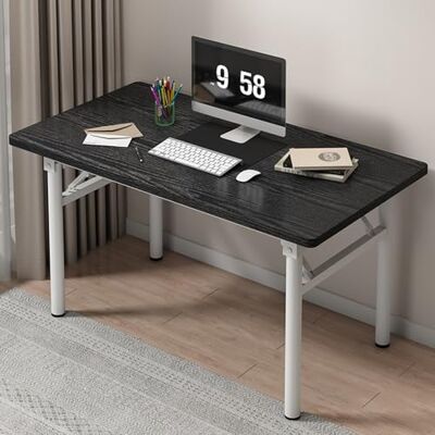 WNGJZZYC Folding Table Tendance, Bureau Professionnel peu Encombrante, Table Pliante Exterieur, Mobilier de Bureau pour Chambre, Salon, Bureau(Black,100x60x75cm/40x24x35in) WNGJZZYC Folding Table Tendance, Bureau Professionnel peu Encombrante, Table Pliante Exterieur, Mobilier de Bureau pour Chambre, Salon, Bureau(Black,100x60x75cm/40x24x35in)