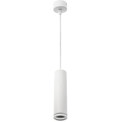 GTV Suspension SOLIS II Plafonnier blanc Suspension cylindrique avec douille GU10 Plafonnier, plafonnier, lampe suspendue pour salon, bar, salle à manger GTV Suspension SOLIS II Plafonnier blanc Suspension cylindrique avec douille GU10 Plafonnier, plafonnier, lampe suspendue pour salon, bar, salle à manger