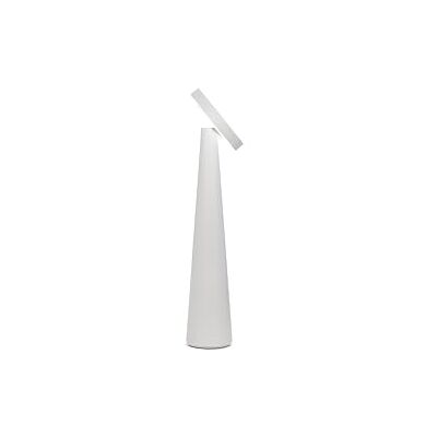 Zafferano , Lampe Angelina, Lampe de Table Rechargeable et Sans Fil avec Contrôle Tactile et Tête Pivotante, Adaptée pour Intérieurs, Dimmer, 2200-3000 K, Hauteur 26 cm, Couleur Gris Clair Zafferano , Lampe Angelina, Lampe de Table Rechargeable et Sans Fil avec Contrôle Tactile et Tête Pivotante, Adaptée pour Intérieurs, Dimmer, 2200-3000 K, Hauteur 26 cm, Couleur Gris Clair