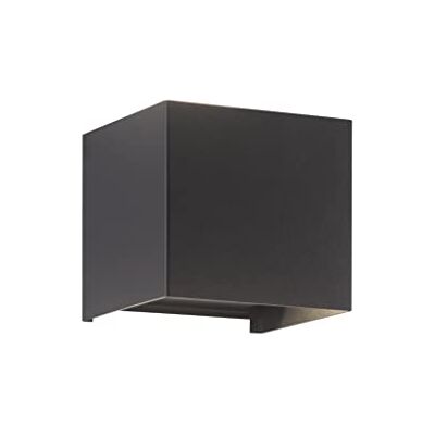Fischer & Honsel Applique murale murale 2 x LED 3 W Noir IP44 30259 11 x 11 x 10 cm 540 lm 3000 K Fischer & Honsel Applique murale murale 2 x LED 3 W Noir IP44 30259 11 x 11 x 10 cm 540 lm 3000 K