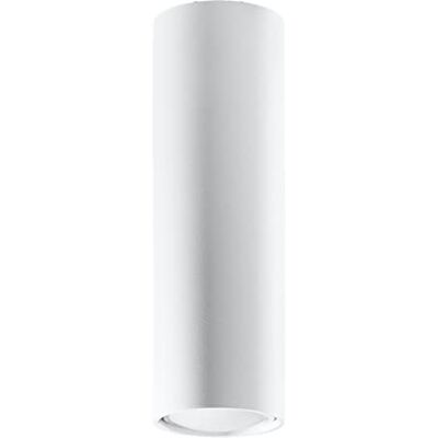 SOLLUX lighting Lagos 20 Lampara De Techo Design Moderno Con Pantalla Cilíndrica, Style Industriel Bombilla GU10 rechargeable, 1 x 40 W Acero Con Recubrimiento En Polvo, Blanc, 6 x 6 x 20 cm SOLLUX lighting Lagos 20 Lampara De Techo Design Moderno Con Pantalla Cilíndrica, Style Industriel Bombilla GU10 rechargeable, 1 x 40 W Acero Con Recubrimiento En Polvo, Blanc, 6 x 6 x 20 cm