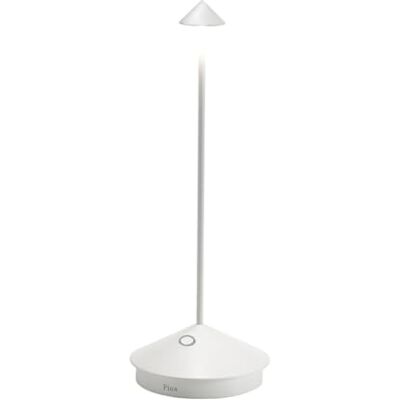Zafferano , Lampe Pina, Lampe de Table Rechargeable et Sans Fil avec Contrôle Tactile, Utilisable également comme Lampe d'Extérieur, Dimmer 2200-3000 K, Hauteur 29 cm, Couleur Blanc Mat Zafferano , Lampe Pina, Lampe de Table Rechargeable et Sans Fil avec Contrôle Tactile, Utilisable également comme Lampe d'Extérieur, Dimmer 2200-3000 K, Hauteur 29 cm, Couleur Blanc Mat