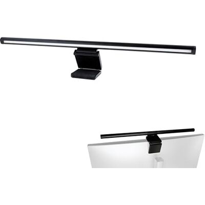 REV Lampe USB pour moniteur avec batterie de secours d'environ 60 min, 49 cm, à clipser, 130 lm, 3 couleurs, noir REV Lampe USB pour moniteur avec batterie de secours d'environ 60 min, 49 cm, à clipser, 130 lm, 3 couleurs, noir