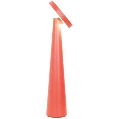 Zafferano , Lampe Angelina, Lampe de Table Rechargeable et Sans Fil avec Contrôle Tactile et Tête Pivotante, Adaptée pour Intérieurs, Dimmer, 2200-3000 K, Hauteur 26 cm, Couleur Rouge Zafferano , Lampe Angelina, Lampe de Table Rechargeable et Sans Fil avec Contrôle Tactile et Tête Pivotante, Adaptée pour Intérieurs, Dimmer, 2200-3000 K, Hauteur 26 cm, Couleur Rouge