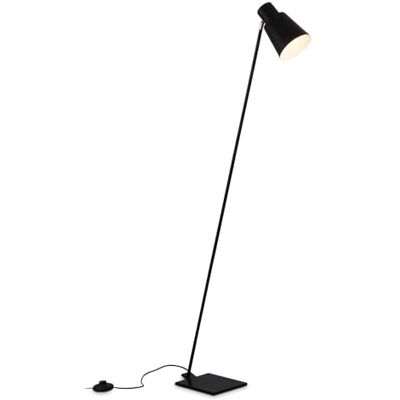 Briloner Lampadaire comme décoration de salon et lampe de lecture, lampe pivotante, lampe de salon, interrupteur à pied, éclairage indirect, noir Briloner Lampadaire comme décoration de salon et lampe de lecture, lampe pivotante, lampe de salon, interrupteur à pied, éclairage indirect, noir