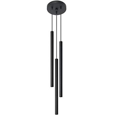 SOLLUX lighting Suspension luminaire suspension plafonnier lampe plafond acier 3 ampoules 19,5 x 19,5 x 104 cm Pastelo SOLLUX lighting Suspension luminaire suspension plafonnier lampe plafond acier 3 ampoules 19,5 x 19,5 x 104 cm Pastelo