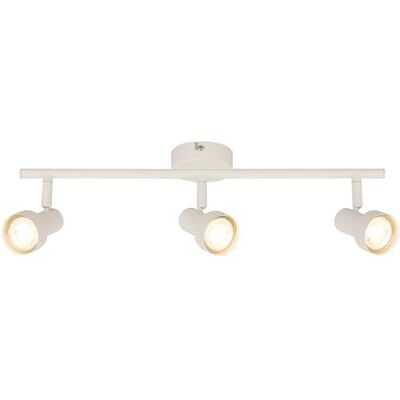 Briloner Plafonnier orientable, douille GU10, max. 9 W, spot de plafond, luminaire plafonnier, lustre salon, lumière plafond, lustre chambre, salle à manger, 47,5 cm, blanc antique Briloner Plafonnier orientable, douille GU10, max. 9 W, spot de plafond, luminaire plafonnier, lustre salon, lumière plafond, lustre chambre, salle à manger, 47,5 cm, blanc antique