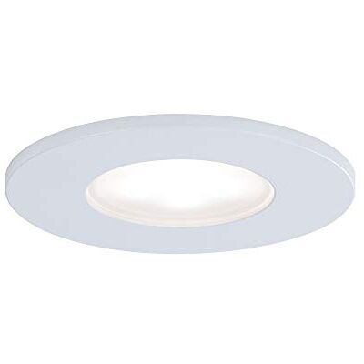Paulmann HomeSpa 99936 Calla Spot LED encastrable rond avec 1 x 5 W IP65 Blanc mat Lampe d'armoire en plastique 4000 K Paulmann HomeSpa 99936 Calla Spot LED encastrable rond avec 1 x 5 W IP65 Blanc mat Lampe d'armoire en plastique 4000 K