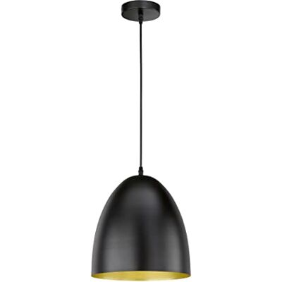 Fischer & Honsel Poncho Suspension en métal noir et or Ø 40 cm Fischer & Honsel Poncho Suspension en métal noir et or Ø 40 cm