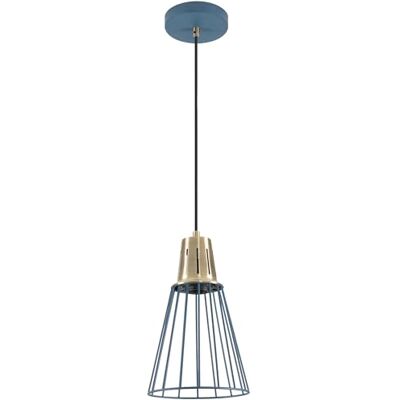 GTV Suspension KALIOPE, plafonnier, 8266, AC220-240V, 50/60Hz, 1*E27, max. 40W, IP20, diamètre 18cm, simple bleu GTV Suspension KALIOPE, plafonnier, 8266, AC220-240V, 50/60Hz, 1*E27, max. 40W, IP20, diamètre 18cm, simple bleu