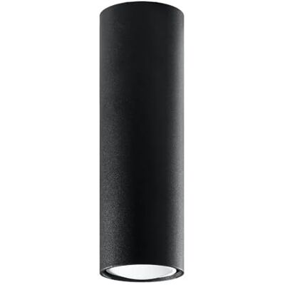 SOLLUX lighting Lagos 20 Plafonnier Design moderne avec abat-jour cylindrique de style industriel Ampoule GU10 interchangeable 1 x 40 W Acier re SOLLUX lighting Lagos 20 Plafonnier Design moderne avec abat-jour cylindrique de style industriel Ampoule GU10 interchangeable 1 x 40 W Acier re