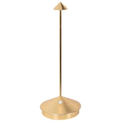 Zafferano , Lampe Pina avec Feuille d'Or, Lampe de Table Rechargeable et Sans Fil avec Contrôle Tactile, Utilisable comme Lampe d'Intérieur, Dimmer 2200-3000 K, Hauteur 29 cm Zafferano , Lampe Pina avec Feuille d'Or, Lampe de Table Rechargeable et Sans Fil avec Contrôle Tactile, Utilisable comme Lampe d'Intérieur, Dimmer 2200-3000 K, Hauteur 29 cm
