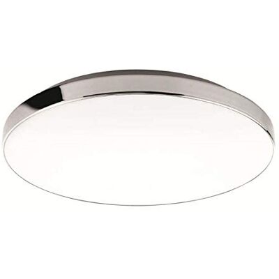 Briloner Leuchten 3351-216 Plafonnier LED pour salle de bain IP44 13 W 1700 lm 4000 K Blanc/chromé Ø 35,5 cm Briloner Leuchten 3351-216 Plafonnier LED pour salle de bain IP44 13 W 1700 lm 4000 K Blanc/chromé Ø 35,5 cm