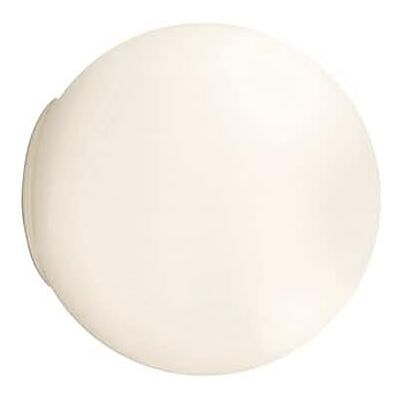 Artemide Dioscuri Ø14 cm Lampe de plafond, Lampe à bille en verre soufflé à la bouche, 48 W, Blanc et noir Artemide Dioscuri Ø14 cm Lampe de plafond, Lampe à bille en verre soufflé à la bouche, 48 W, Blanc et noir
