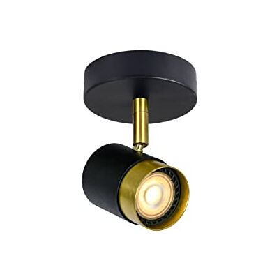 GTV lighting Orio Plafonnier LED en aluminium IP20 1 ampoule Noir GTV lighting Orio Plafonnier LED en aluminium IP20 1 ampoule Noir