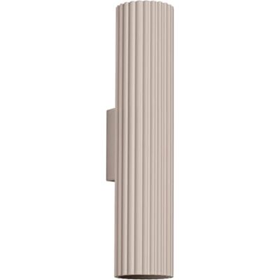 SOLLUX lighting Applique Murale Lampe Murale Intérieure en Aluminium 1 Abat-jour 6,5 x 8 x 30 cm Karbon Taupe SOLLUX lighting Applique Murale Lampe Murale Intérieure en Aluminium 1 Abat-jour 6,5 x 8 x 30 cm Karbon Taupe