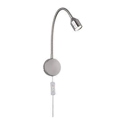 Fischer & Honsel Applique murale 1 LED 4,5 W Nickel mat Hauteur max. 40 cm 22741 Fischer & Honsel Applique murale 1 LED 4,5 W Nickel mat Hauteur max. 40 cm 22741