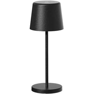Lumisky mini lampe de table touch sans fil en aluminium noir LED MINI BLACK blanc dimmable H22cm Lumisky mini lampe de table touch sans fil en aluminium noir LED MINI BLACK blanc dimmable H22cm