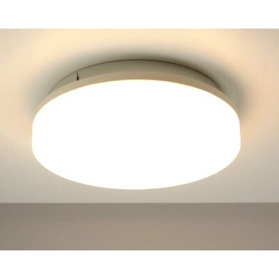 EMOS Plafonnier LED TORI étanche 24 W pour l'intérieur et l'extérieur 2050 lm Blanc neutre 4000 K Pour couloir, salle de bain, cuisine, Ø 33 cm EMOS Plafonnier LED TORI étanche 24 W pour l'intérieur et l'extérieur 2050 lm Blanc neutre 4000 K Pour couloir, salle de bain, cuisine, Ø 33 cm
