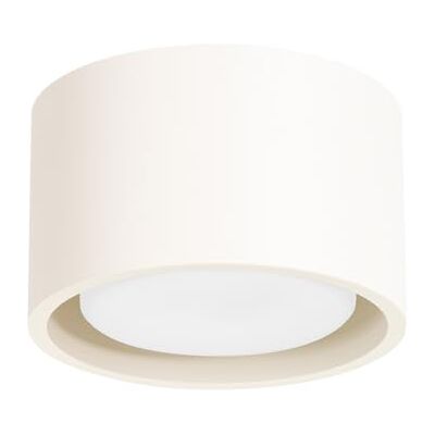 SOLLUX lighting Plafonnier rond plat GX53 LED 1 lumière Modo beige SOLLUX lighting Plafonnier rond plat GX53 LED 1 lumière Modo beige
