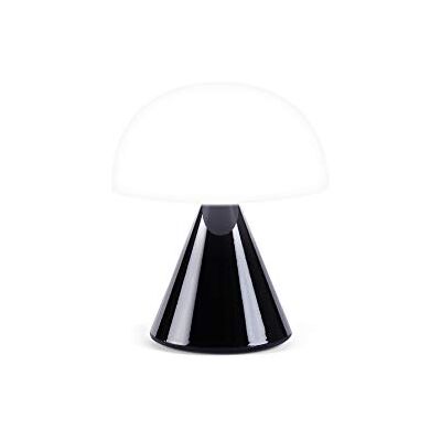 Lexon MINA Mini Lampe Champignon sans fil rechargeable, lampe LED à poser ou de chevet, à variateur d'intensité, jusqu'à 12h d'autonomie Noir Glossy Lexon MINA Mini Lampe Champignon sans fil rechargeable, lampe LED à poser ou de chevet, à variateur d'intensité, jusqu'à 12h d'autonomie Noir Glossy