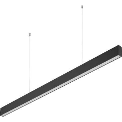 GTV Suspension LED Linéaire LIVIA, 120 cm, Design Moderne, 40W 3600lm, 4000K Lumière Neutre, Plafonnier pour Bureau, Cuisine, Salle à Manger, Noir GTV Suspension LED Linéaire LIVIA, 120 cm, Design Moderne, 40W 3600lm, 4000K Lumière Neutre, Plafonnier pour Bureau, Cuisine, Salle à Manger, Noir